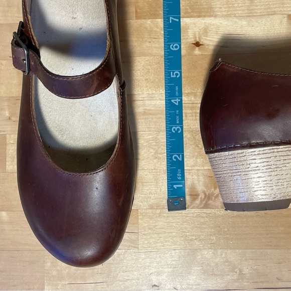 Dansko LILAH Brown Oiled Pull Up Mary Janes - Picture 11 of 12